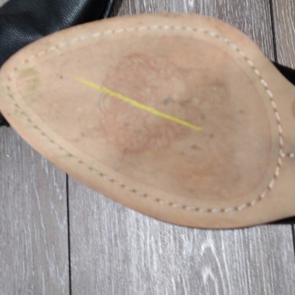 Vince Camuto black leather zip ankle boots. Size 8 - Picture 9 of 13